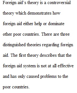 Plsc418 Foreign Aid and Poverty Discussion International relation theory